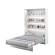 Schrankbett Vertikal weiß hochglanz 160x200 (BC) Murphy-Bett